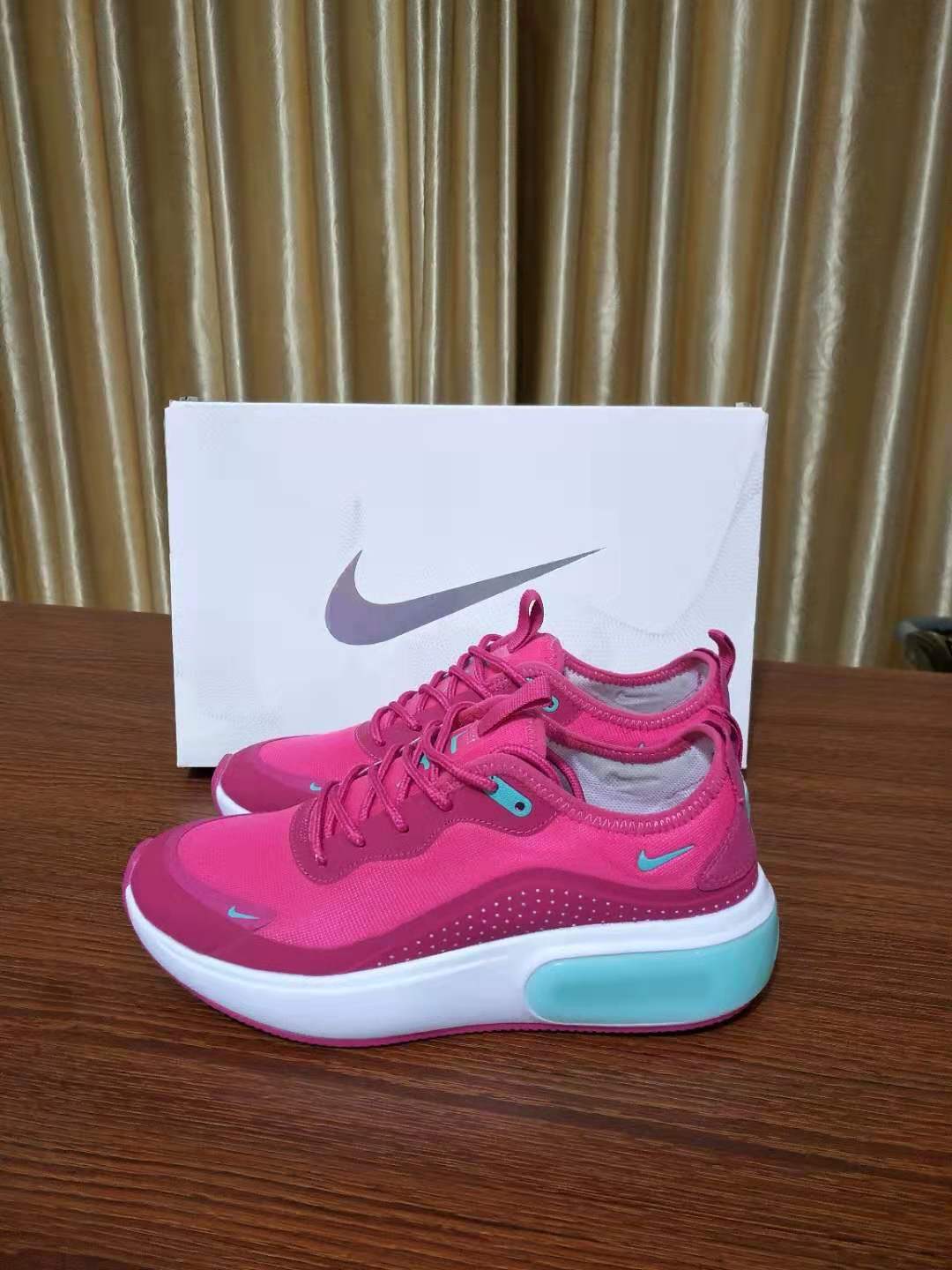 Women Nike Air Max Dia SE Peach Red Jade Shoes - Click Image to Close